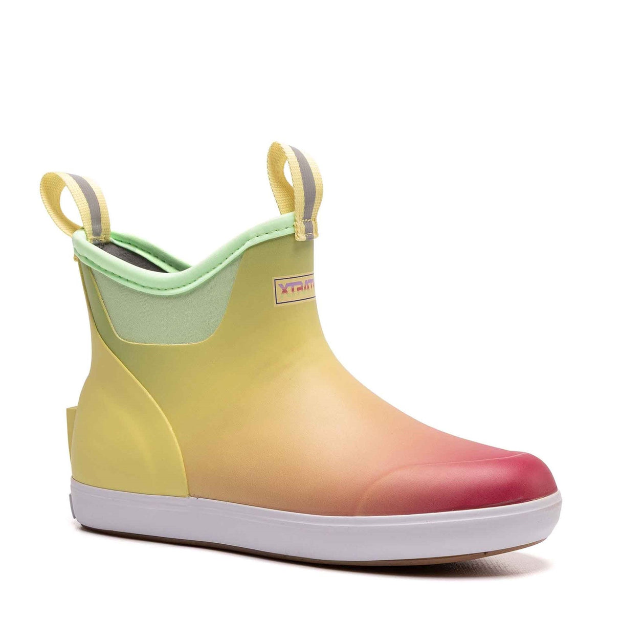 Xtratuf Womens Ankle Deck Boot Yellow Aurora