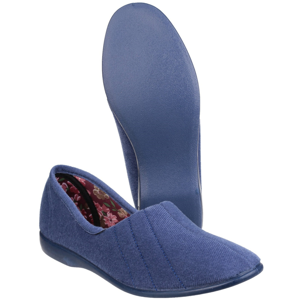 GBS Womens Audrey Ladies Slipper Blueberry