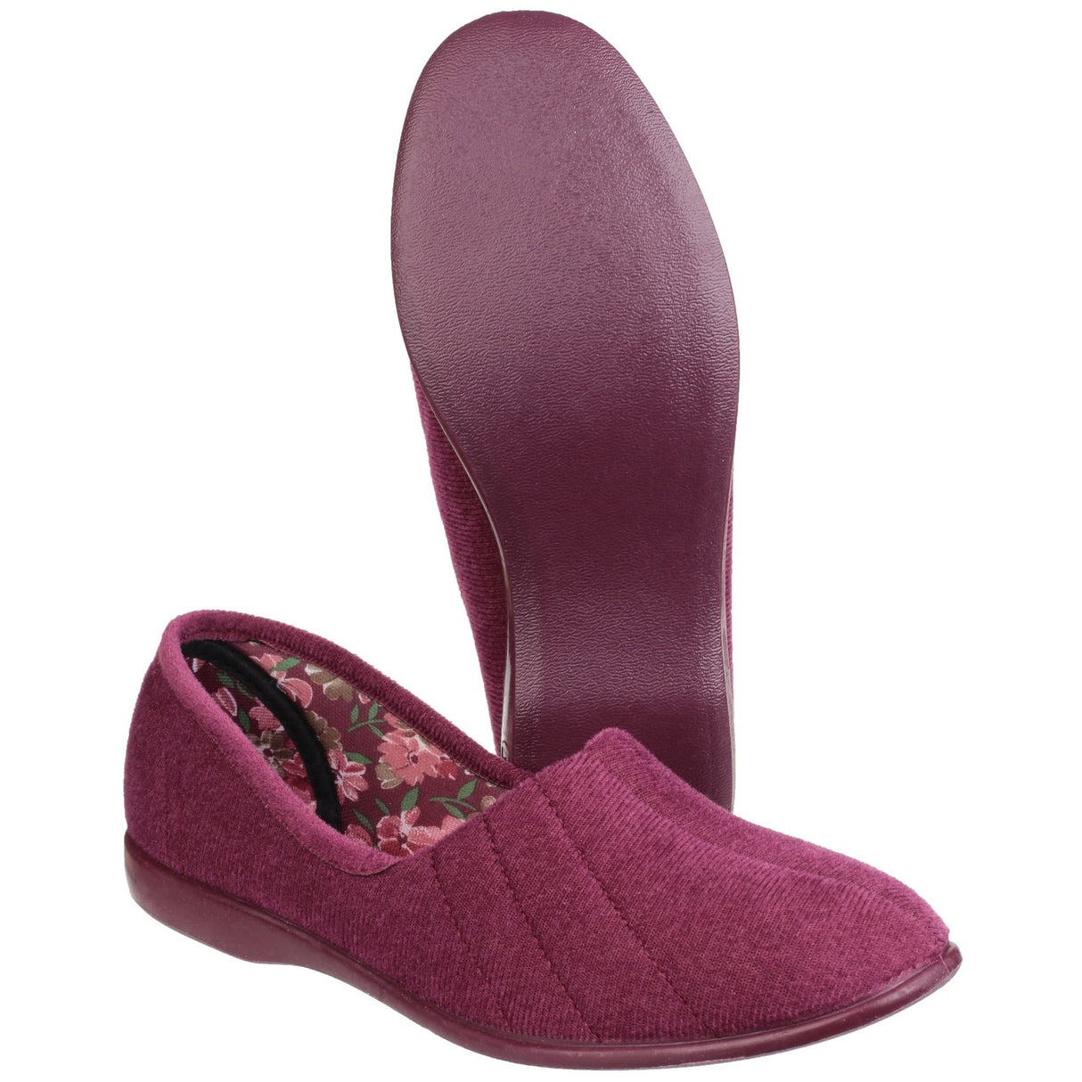 GBS Womens Audrey Ladies Slipper Heather