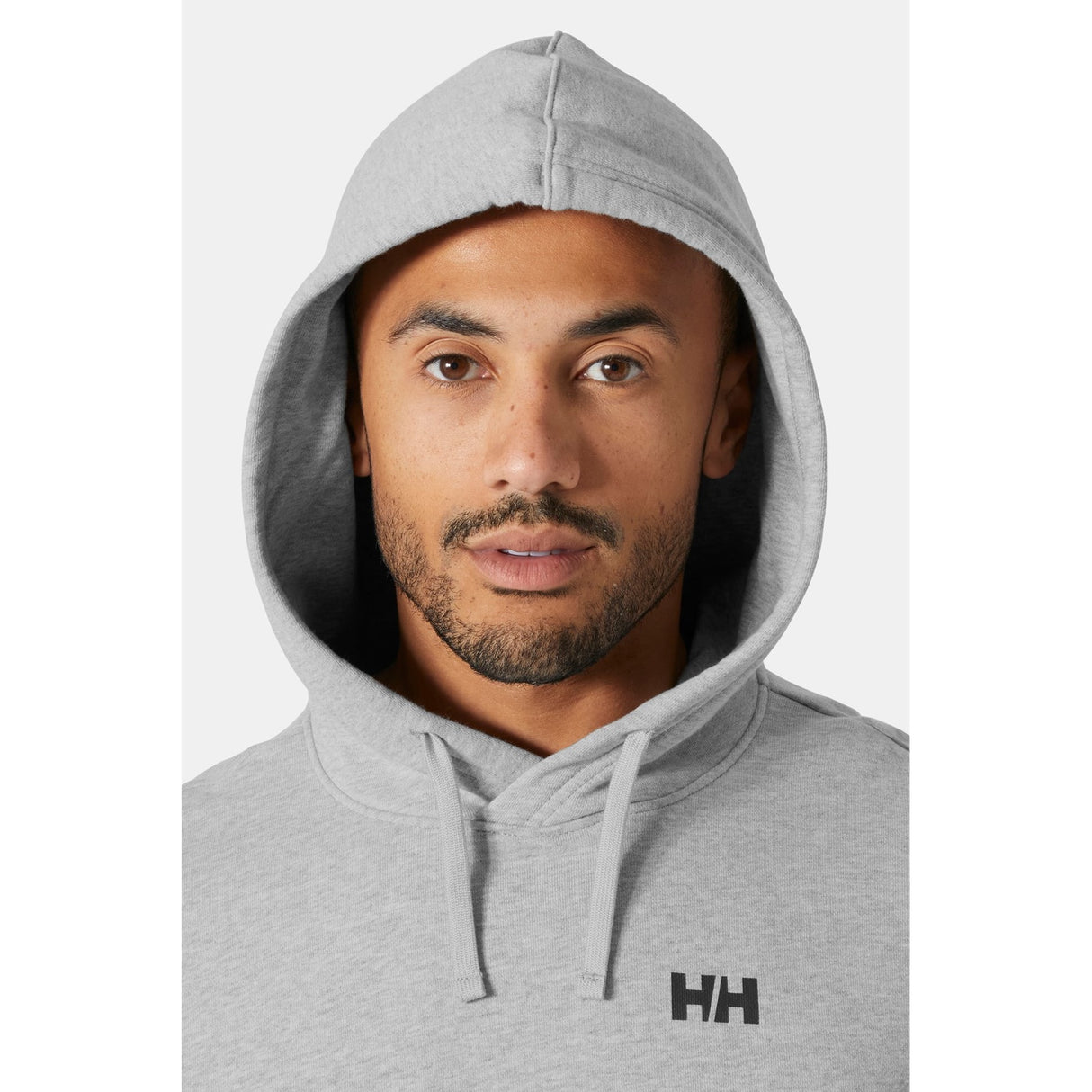 Helly Hansen Sport Mens Core Graphic Hoodie Grey Melange