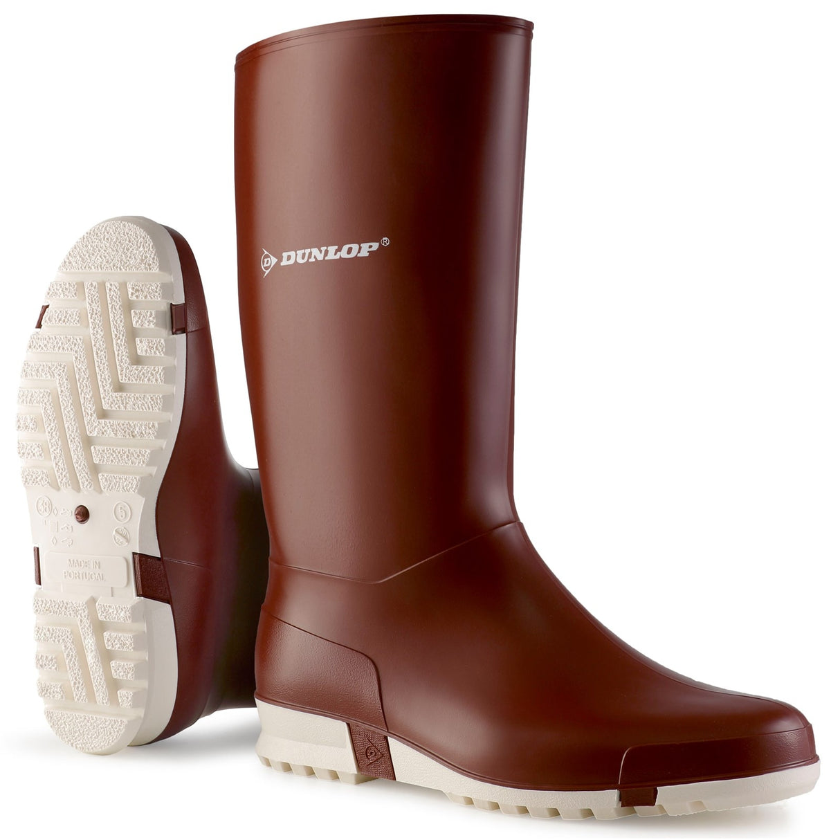 Dunlop Unisex Sport Wellington Burgundy/White
