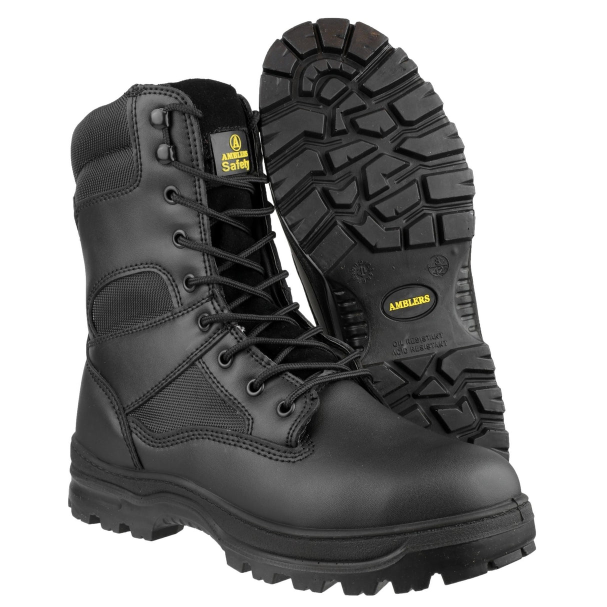 Amblers Safety Unisex FS008 Hi leg Safety Boot Black