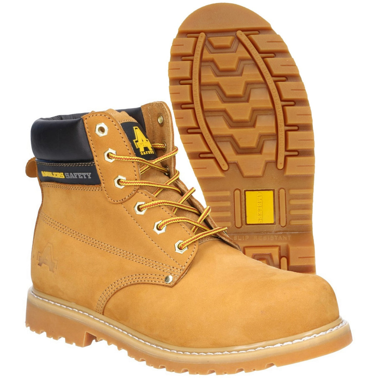 Amblers Safety Unisex FS7 Goodyear Welted Safety Boot Honey