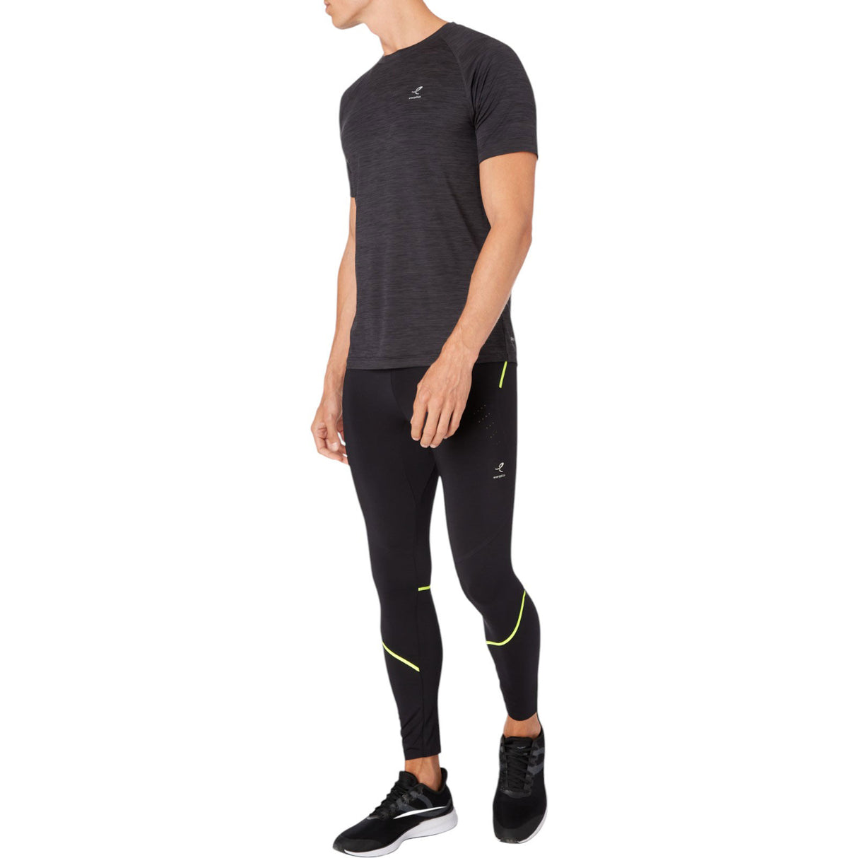 Energetics Rylu Mens Short Sleeved Running T-Shirt Model Wide Shot