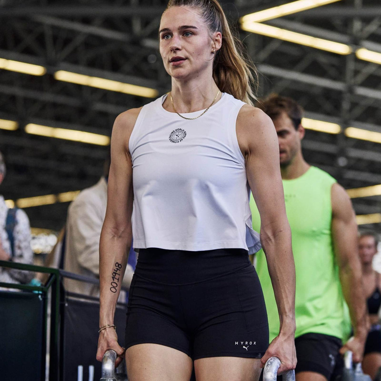 Puma x Hyrox Cloudspun Womens 3" High-Rise Training Short