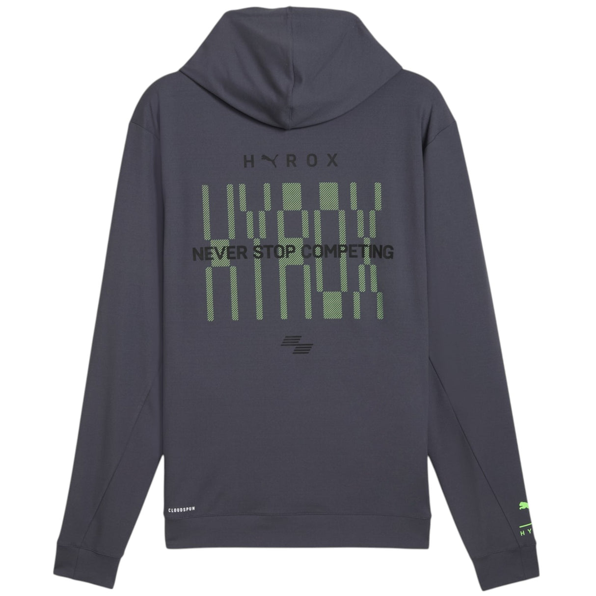 Puma x HYROX Cloudspun Mens Training Pullover Hoodie Back View