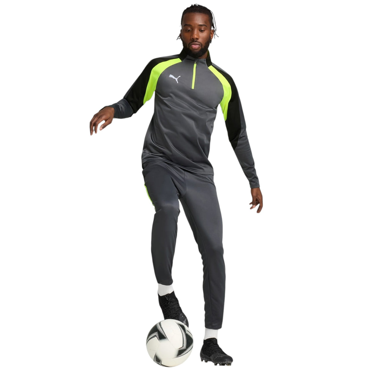 Puma IndividualLiga Mens Half-Zip Long Sleeved Training Top