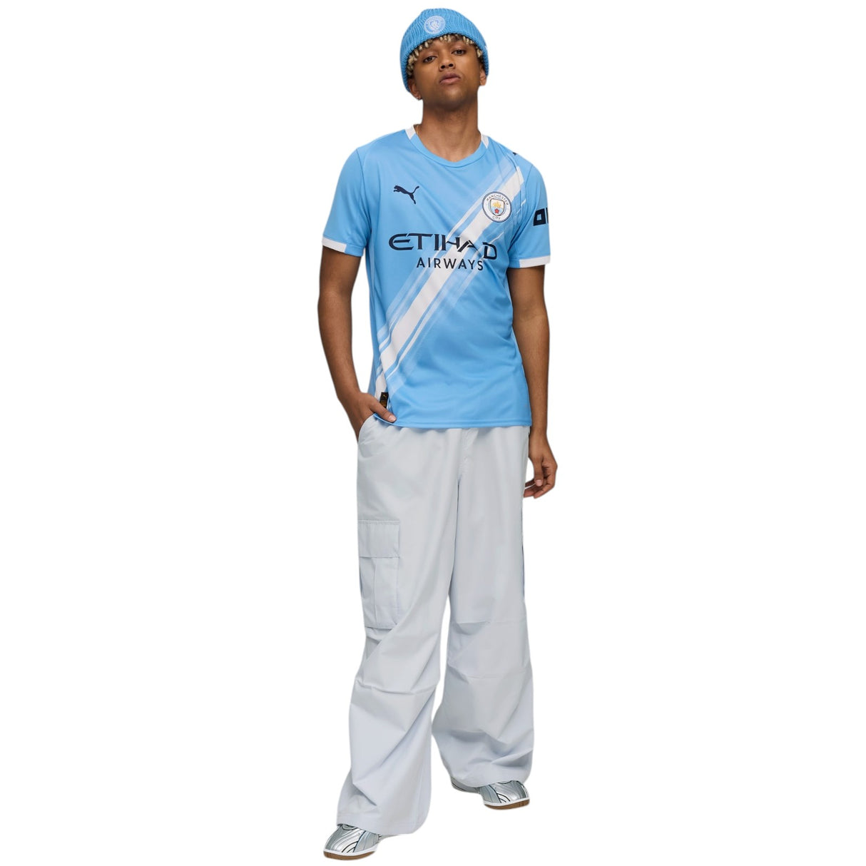 Puma Manchester City Football 2025/26 Adults Home Jersey