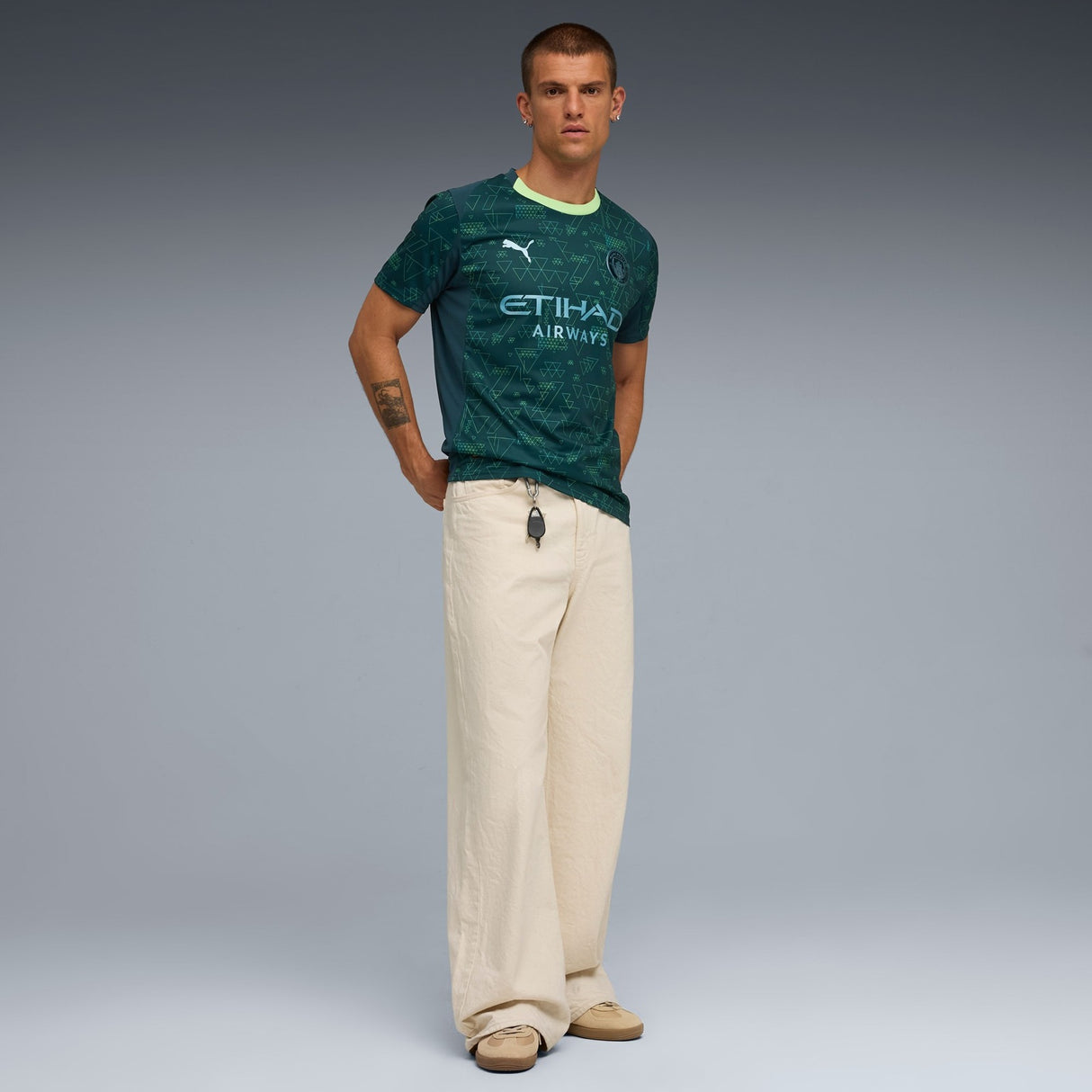 Puma MCFC 25 Fourth Jersey Green