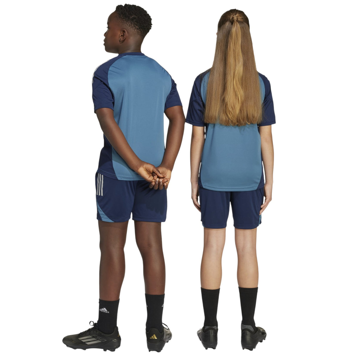 adidas Arsenal Football Tiro 2025/26 Kids Training Short Models Back View