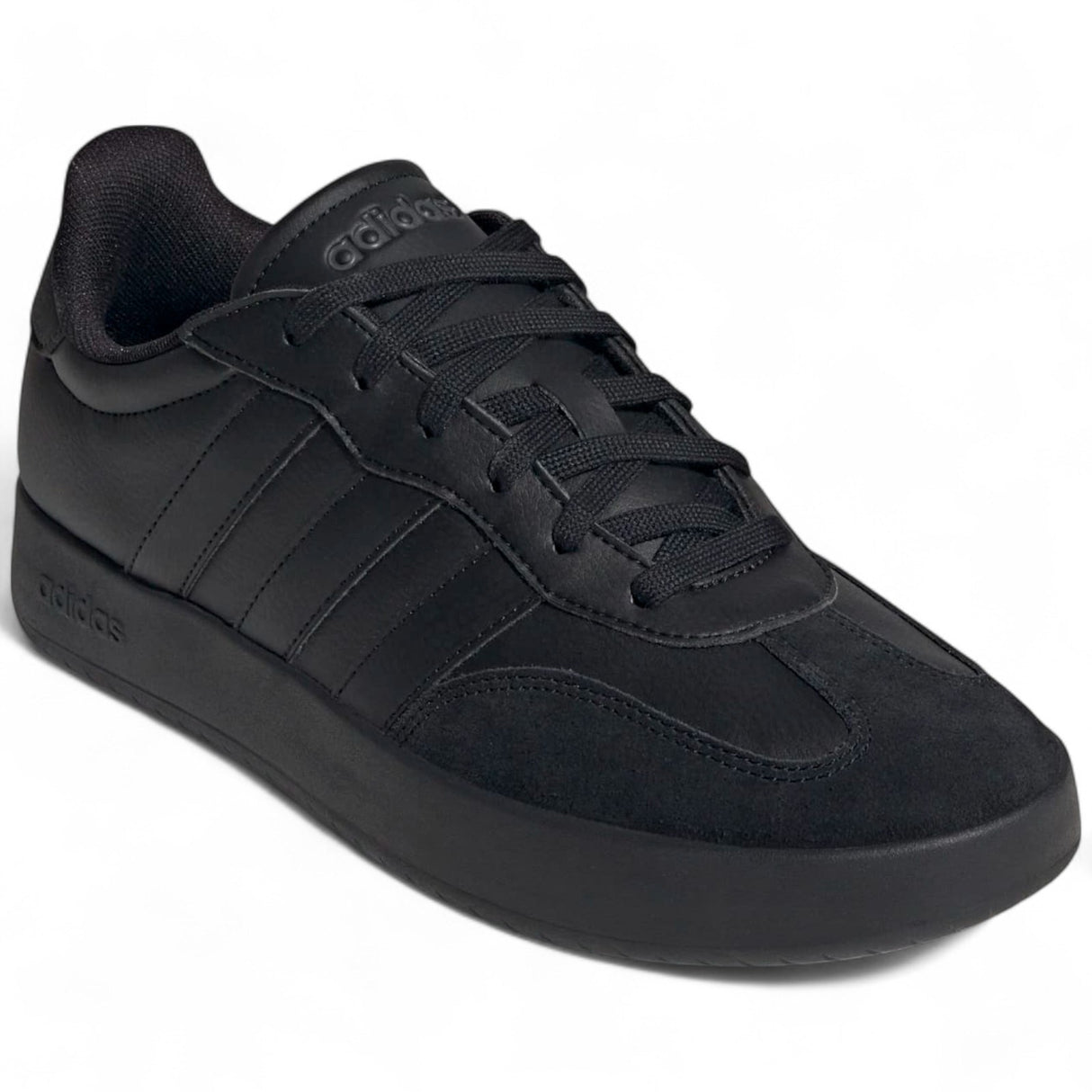 adidas Barreda Mens Regular-Fit T-Toe Lace Sneaker Outer Full View Forward Facing