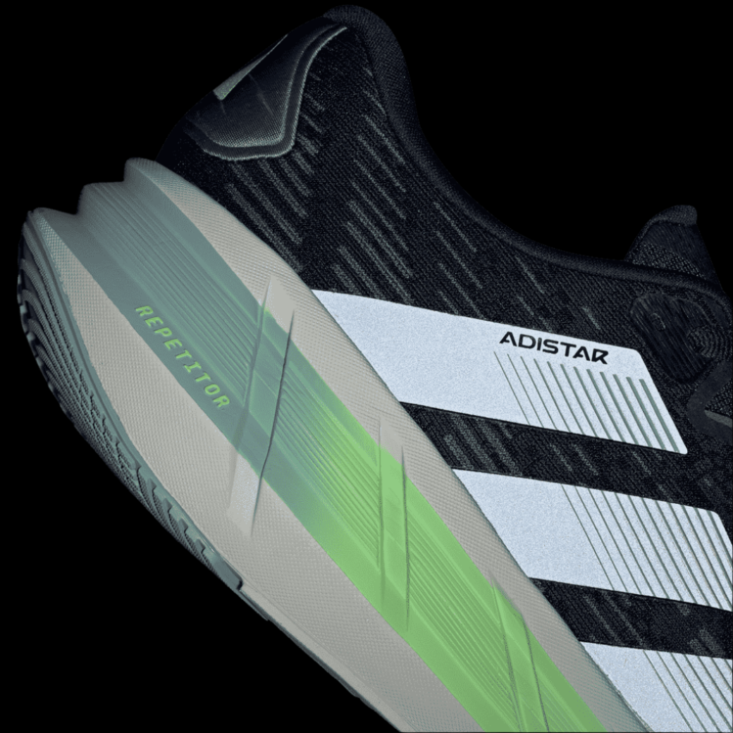 adidas Adistar 4 Mens Cushioned Regular-Fit Running Shoes