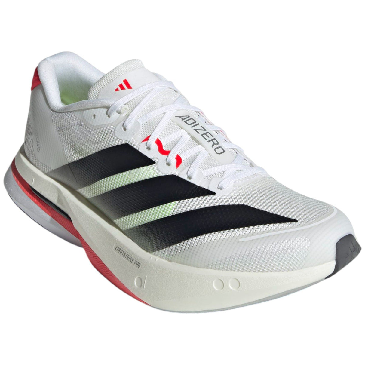 adidas Adizero Boston 13 Lightweight Mens Running Shoes Outer Full View Forward Facing