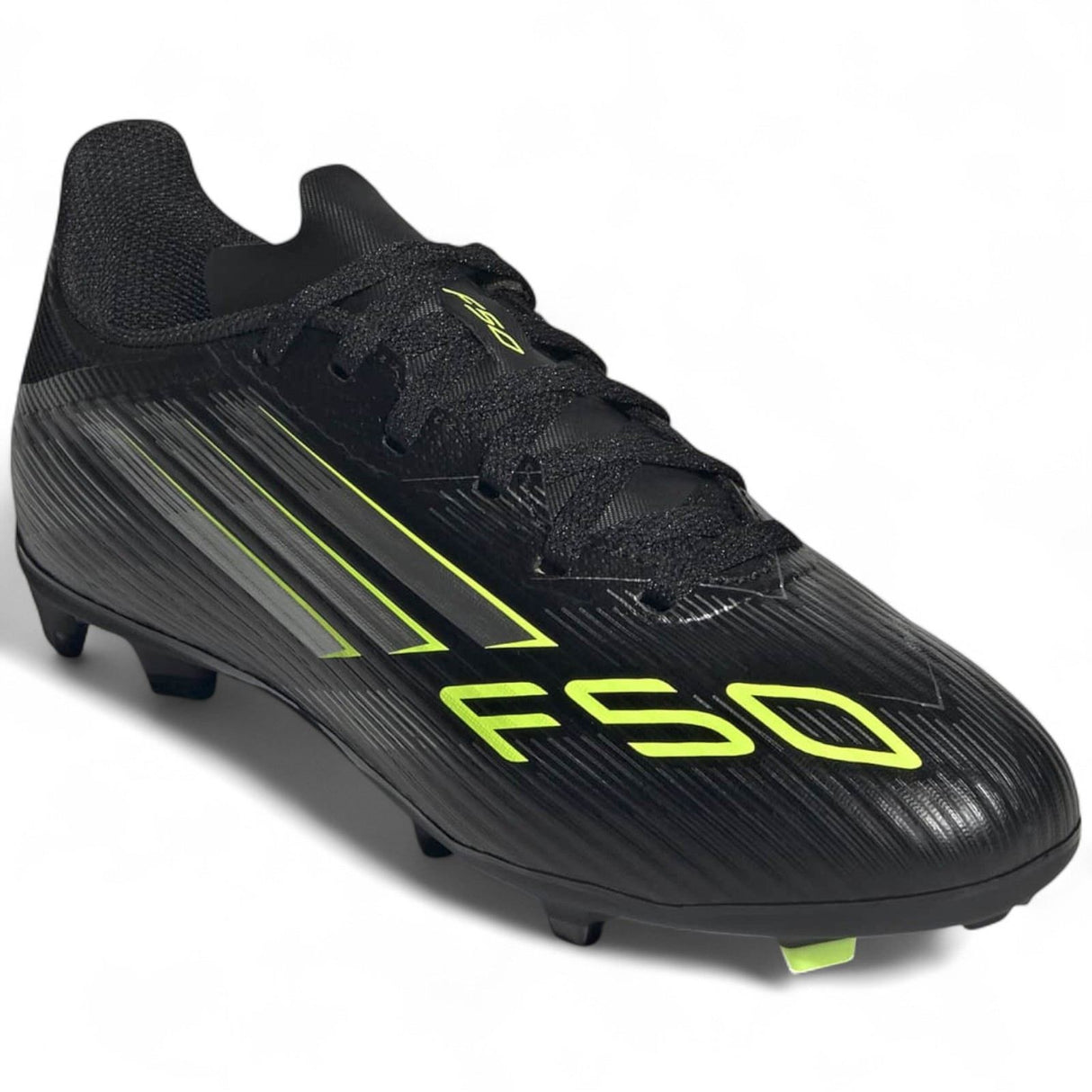 adidas F50 League Kids Firm/Multi Ground Football Boots Outer Full View Forward Facing
