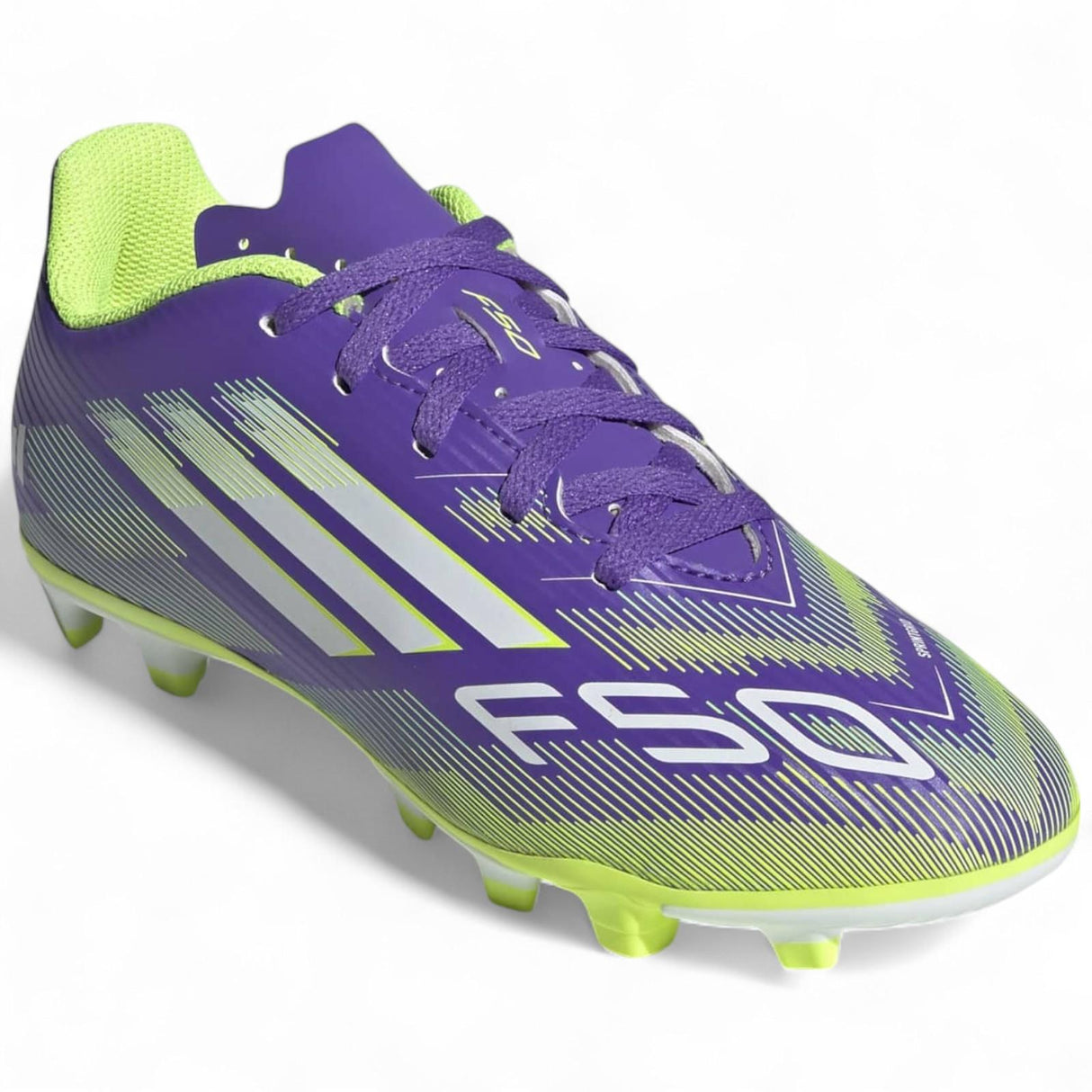 adidas F50 Club Kids Firm/Multi Ground Football Boots Outer Full View Forward Facing