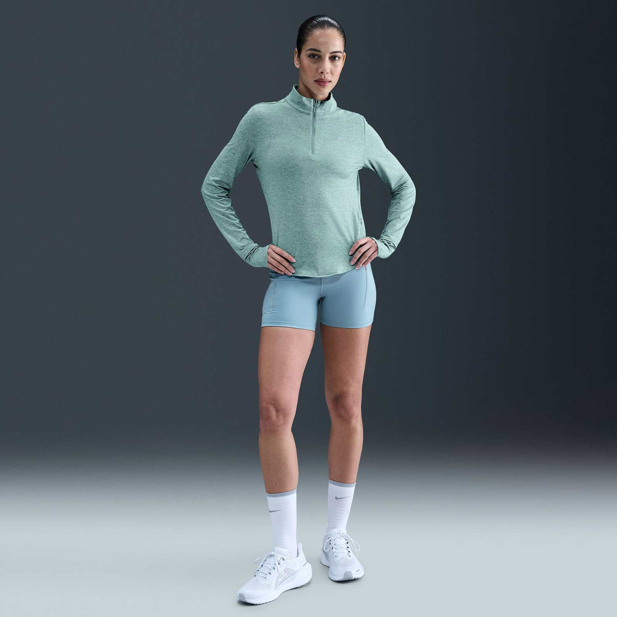 Nike Swift Womens Dri-FIT UV Half Zip Running Top
