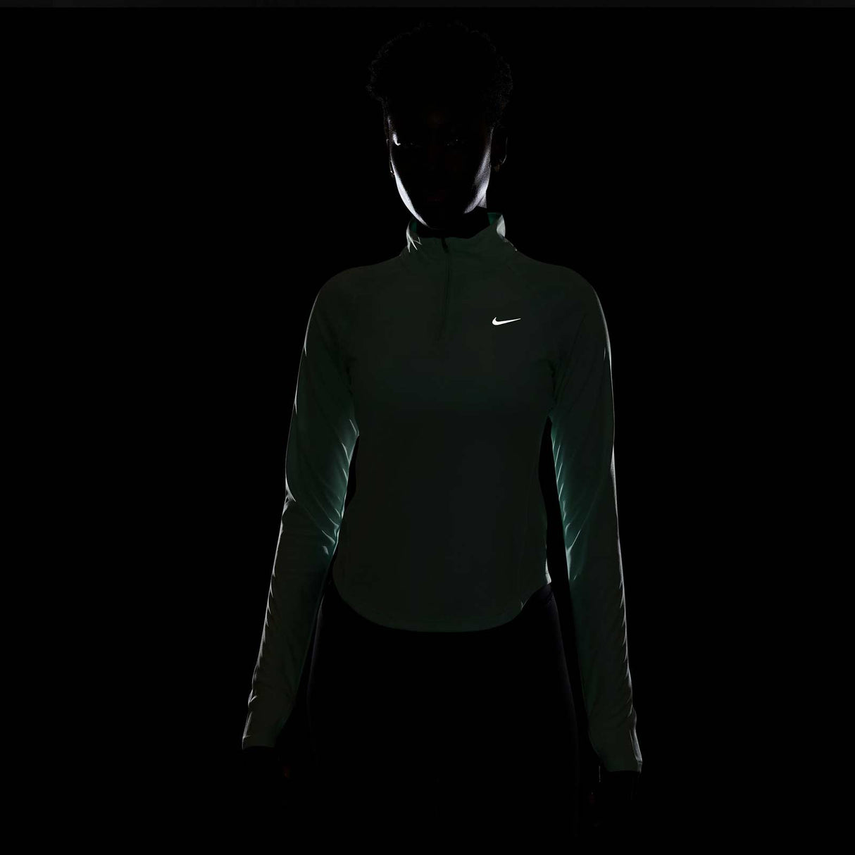 Nike Tempo Swoosh Run Womens Dri-FIT Half-Zip Running Top