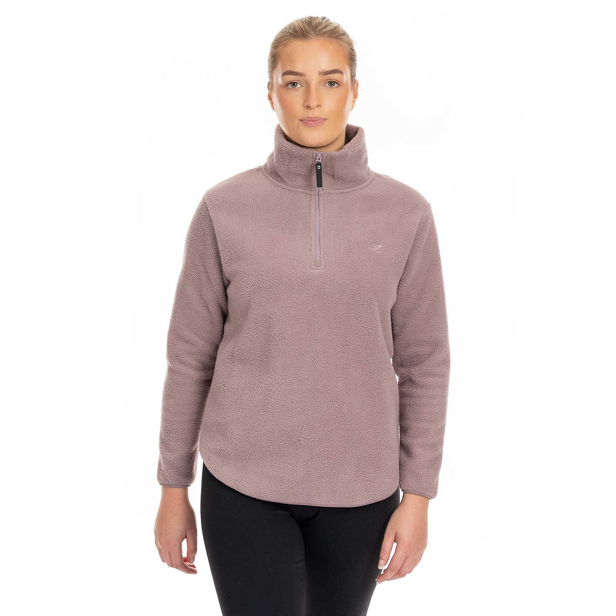 Energetics Amelia Womens Half-Zip Full-Length Fleece Top
