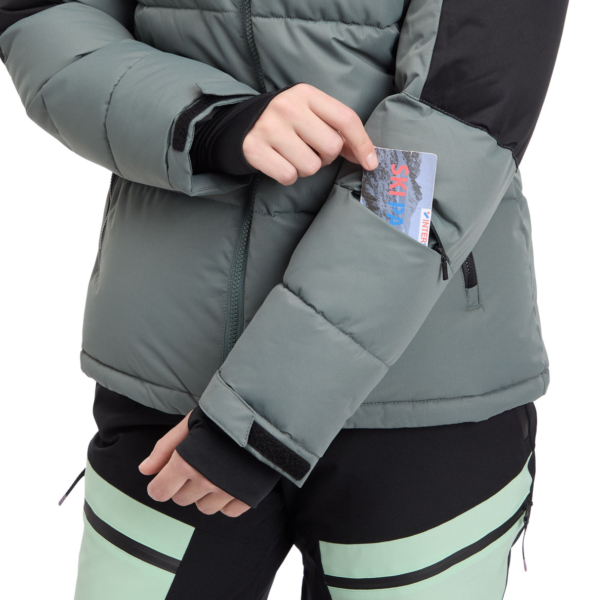 McKinley Edwina Womens Full Zip Padded Jacket - Close up 4