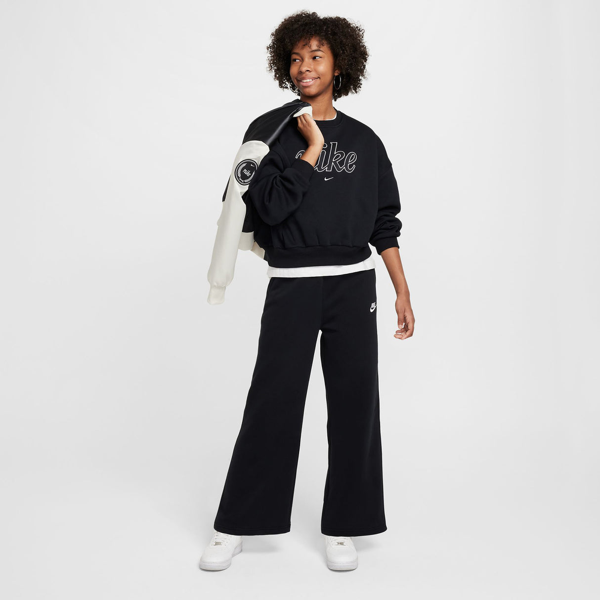 Nike Sportswear Club Fleece Girls Wide-Leg Pants