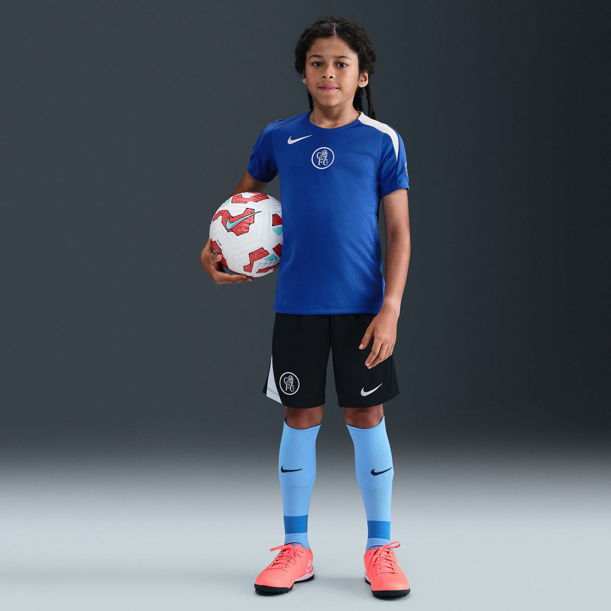 Nike CFC 25 3rd Kid Strike Drill Tee Blu