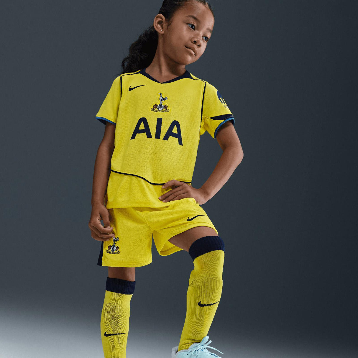 Nike THFC 25 Kids Third Kit Yellow