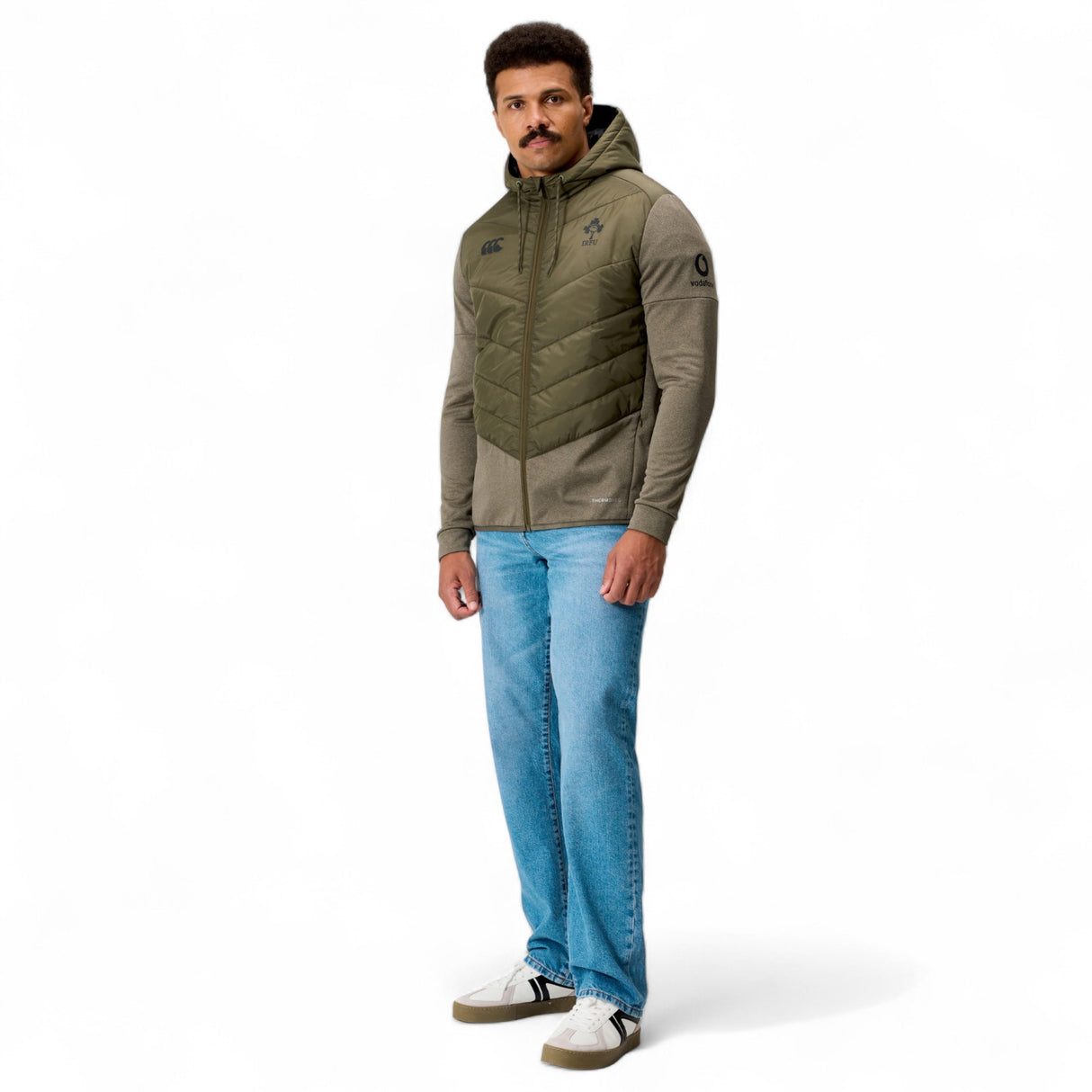 Canterbury IRELAND HYBRID PAD JCKT Brwn