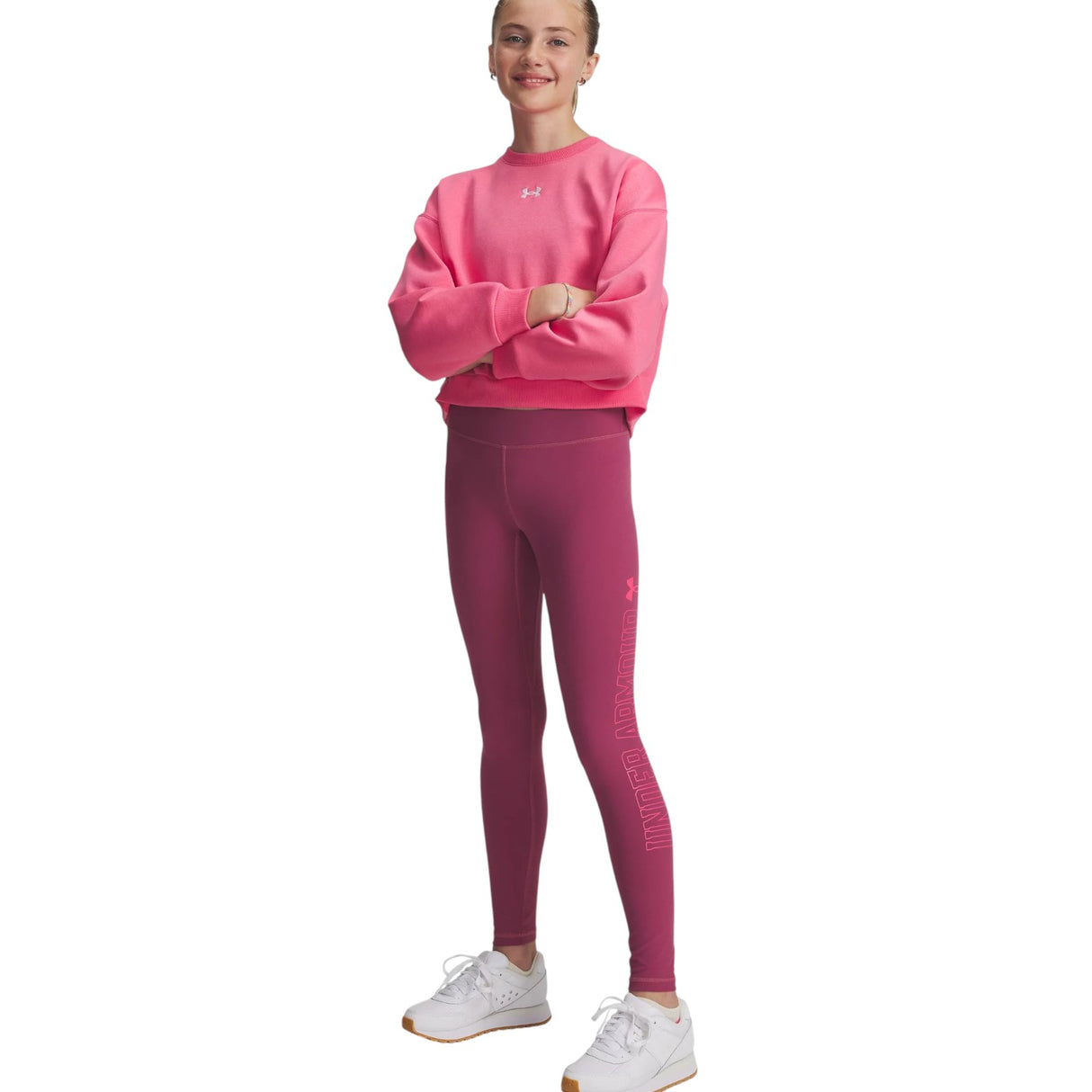 Under Armour Motion Branded Girls Training Leggings