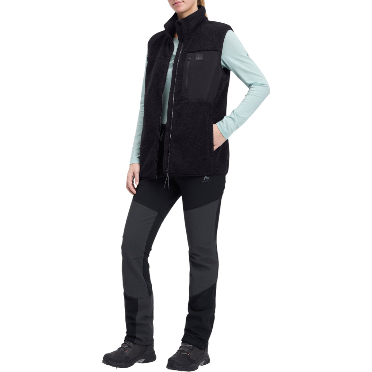 MCKINLEY M Ello II Vest Fleece Blk