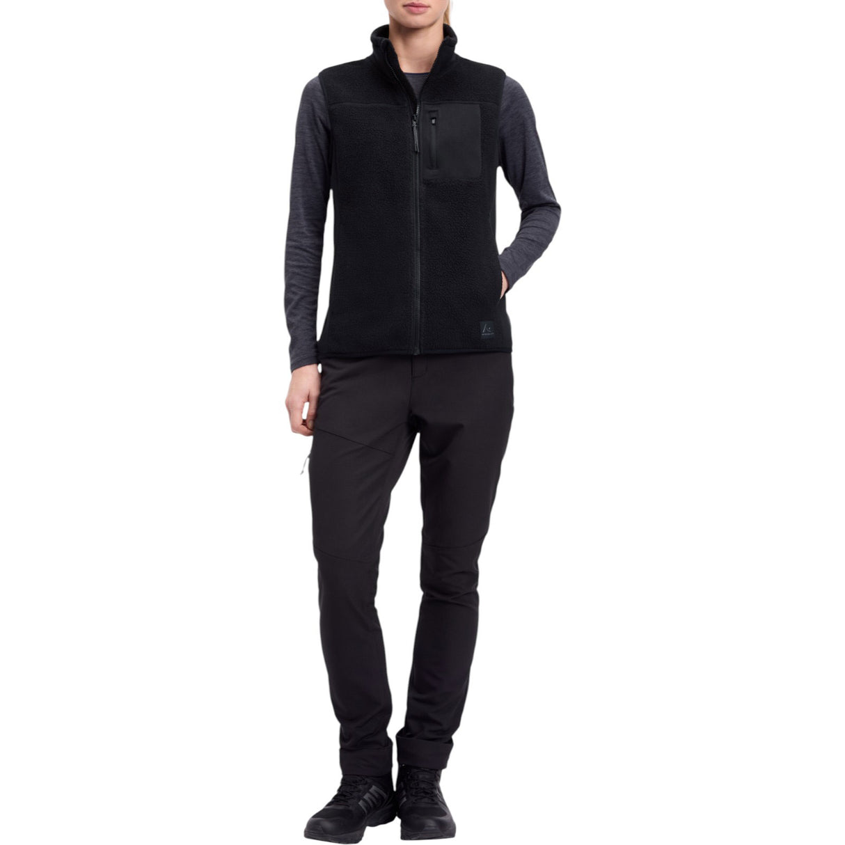 MCKINLEY Ella VST W Jacket Flc Blk