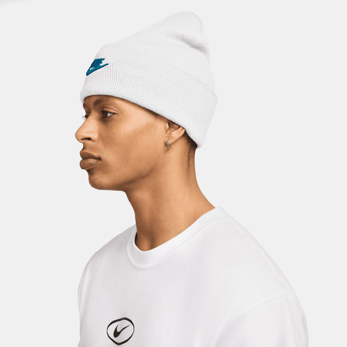 Nike Futura Unisex Beanie White