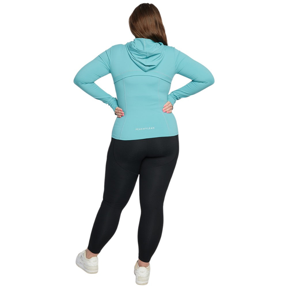 Peachylean Full-Zip Womens Workout Hoodie