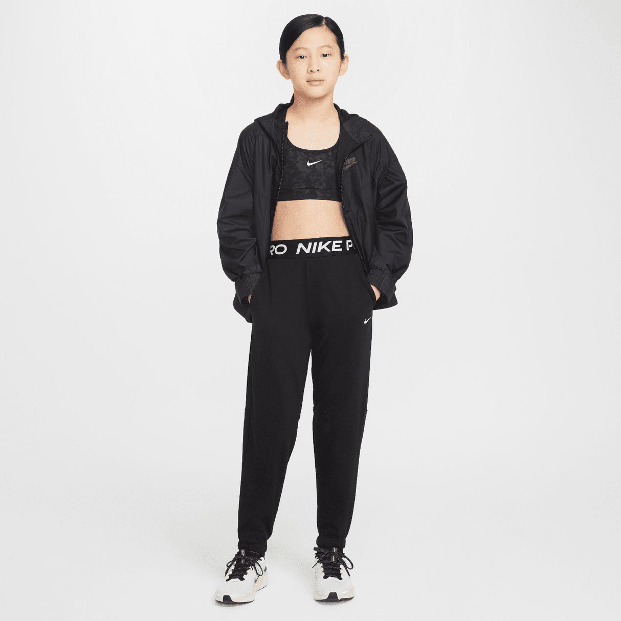 Nike Girls NP DF FLC JOGGER Black