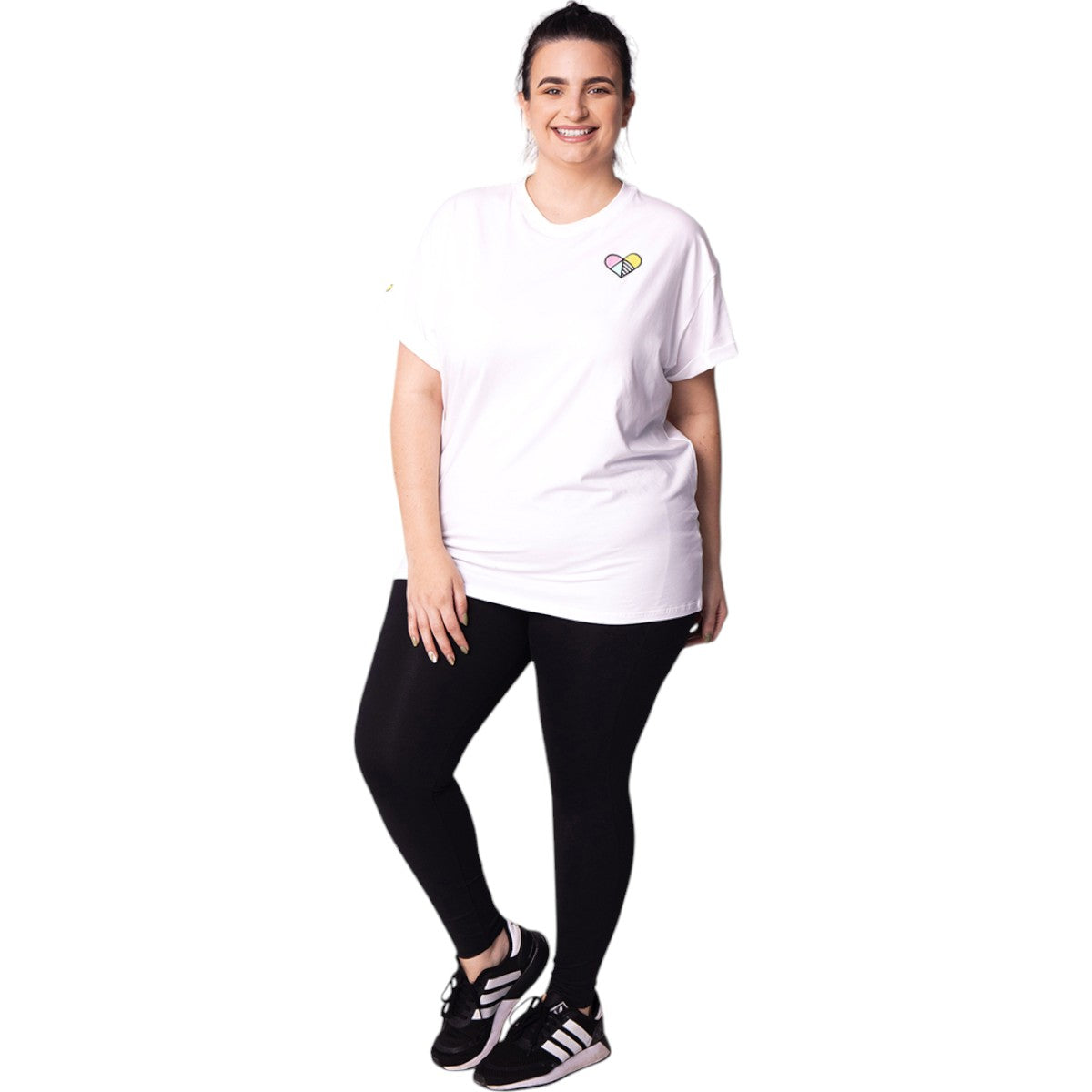 Peachylean Graphic Print Womens Everyday T-Shirt