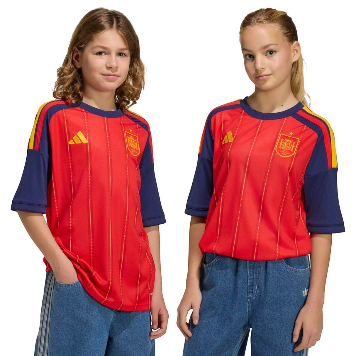 adidas Spain Football World Cup 2026 Kids Home Jersey
