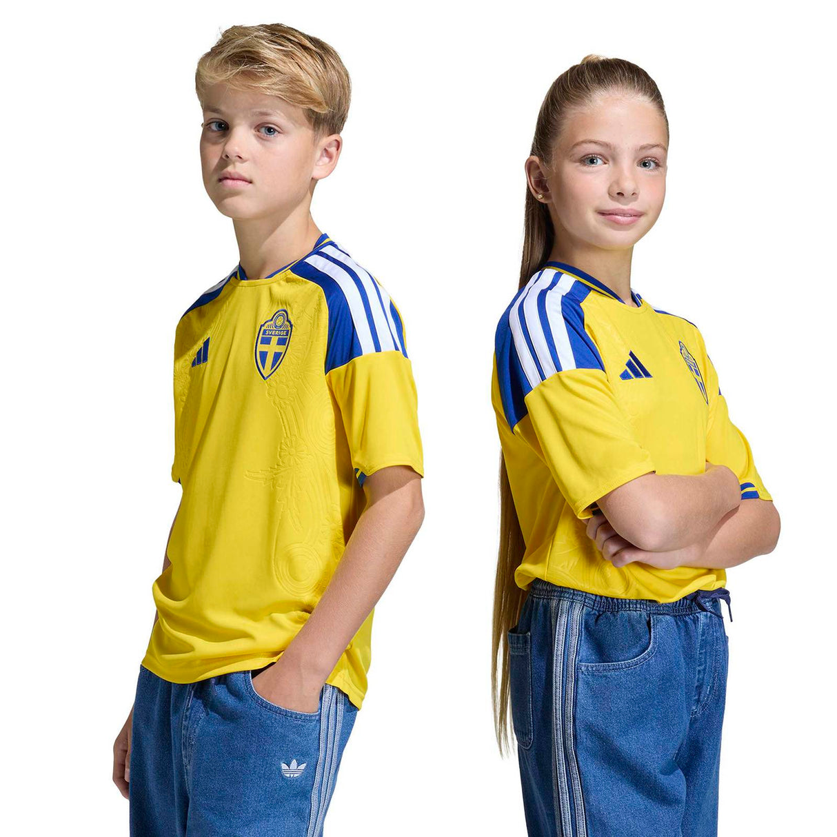 adidas Sweden WC26 Kids Home Jersey Yllw