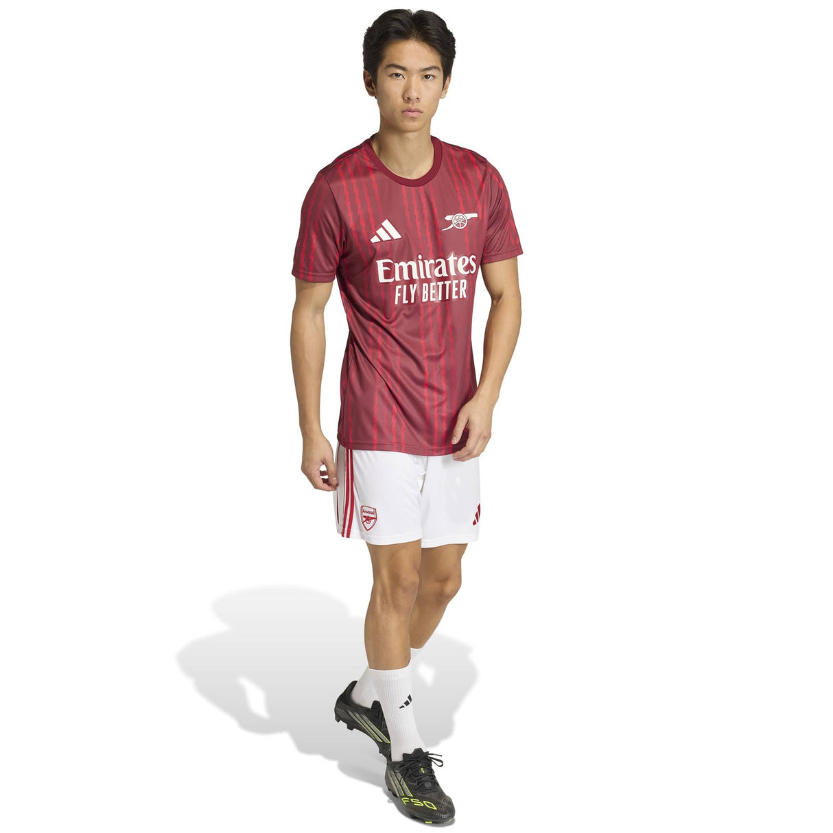 adidas AFC 25 PM Jersey Maroon