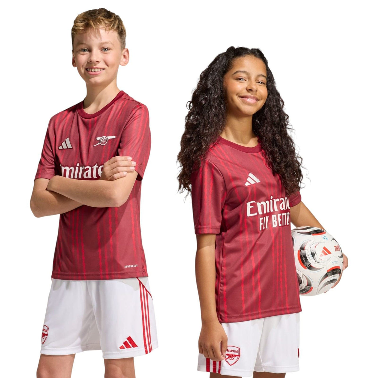 adidas AFC 25 Kids PM Jersey Maroon