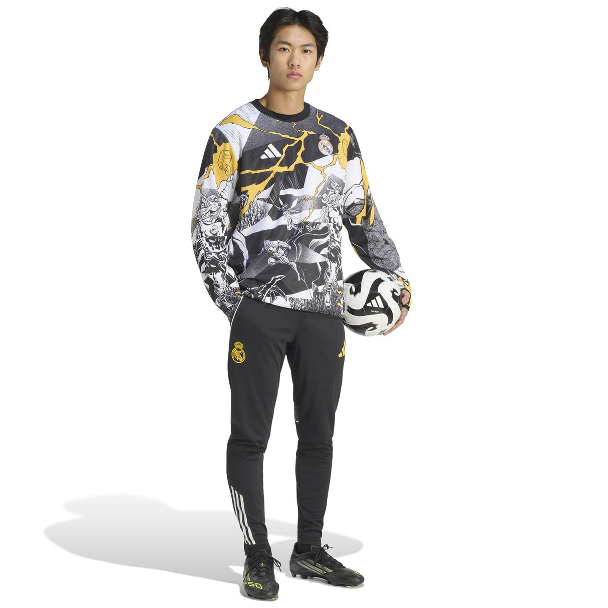 adidas Real 25 PM Crew Top White