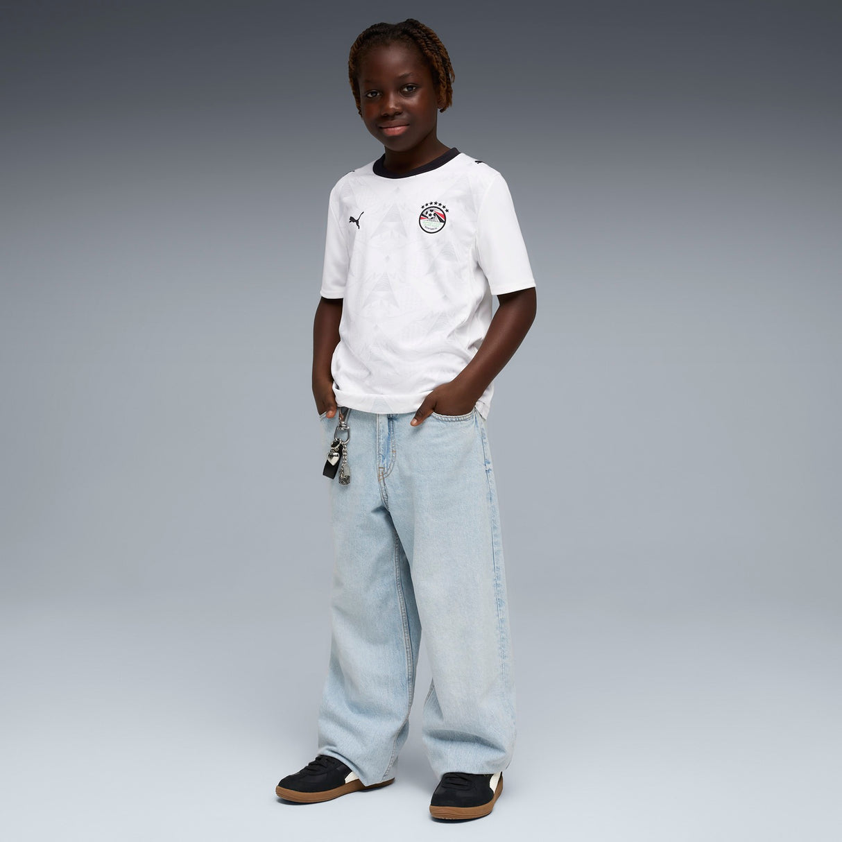PUMA EGYPT WC26 KIDS AWAY JERSEY WHITE
