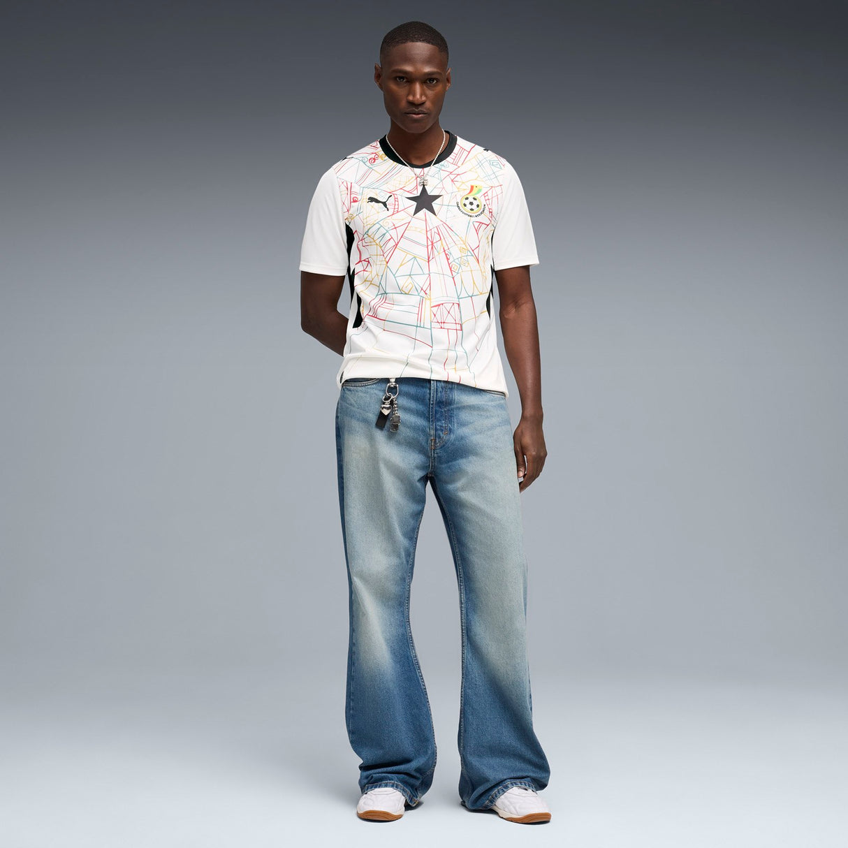 PUMA GHANA WC26 HOME JERSEY WHITE