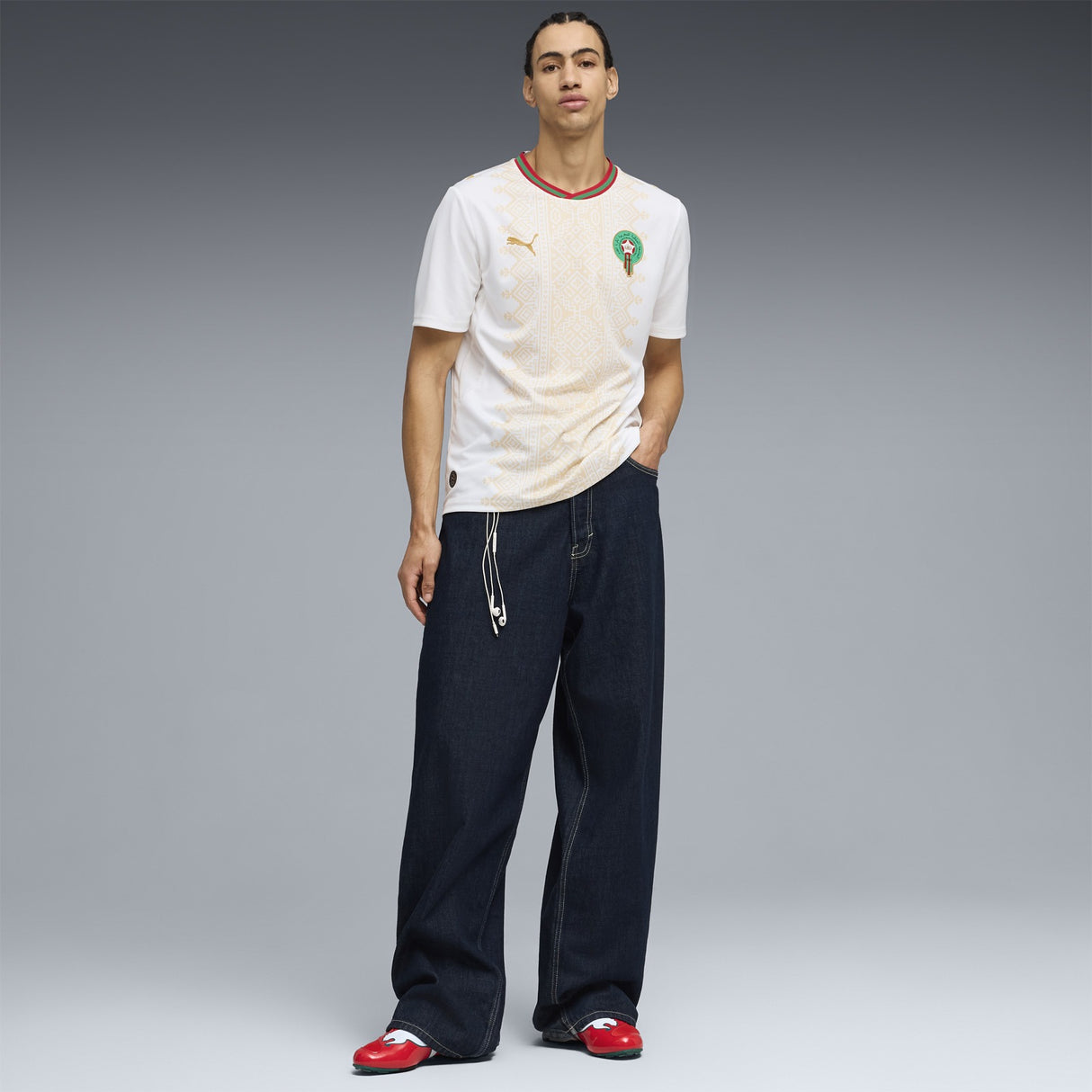 PUMA MOROCCO WC26 AWAY JERSEY WHITE