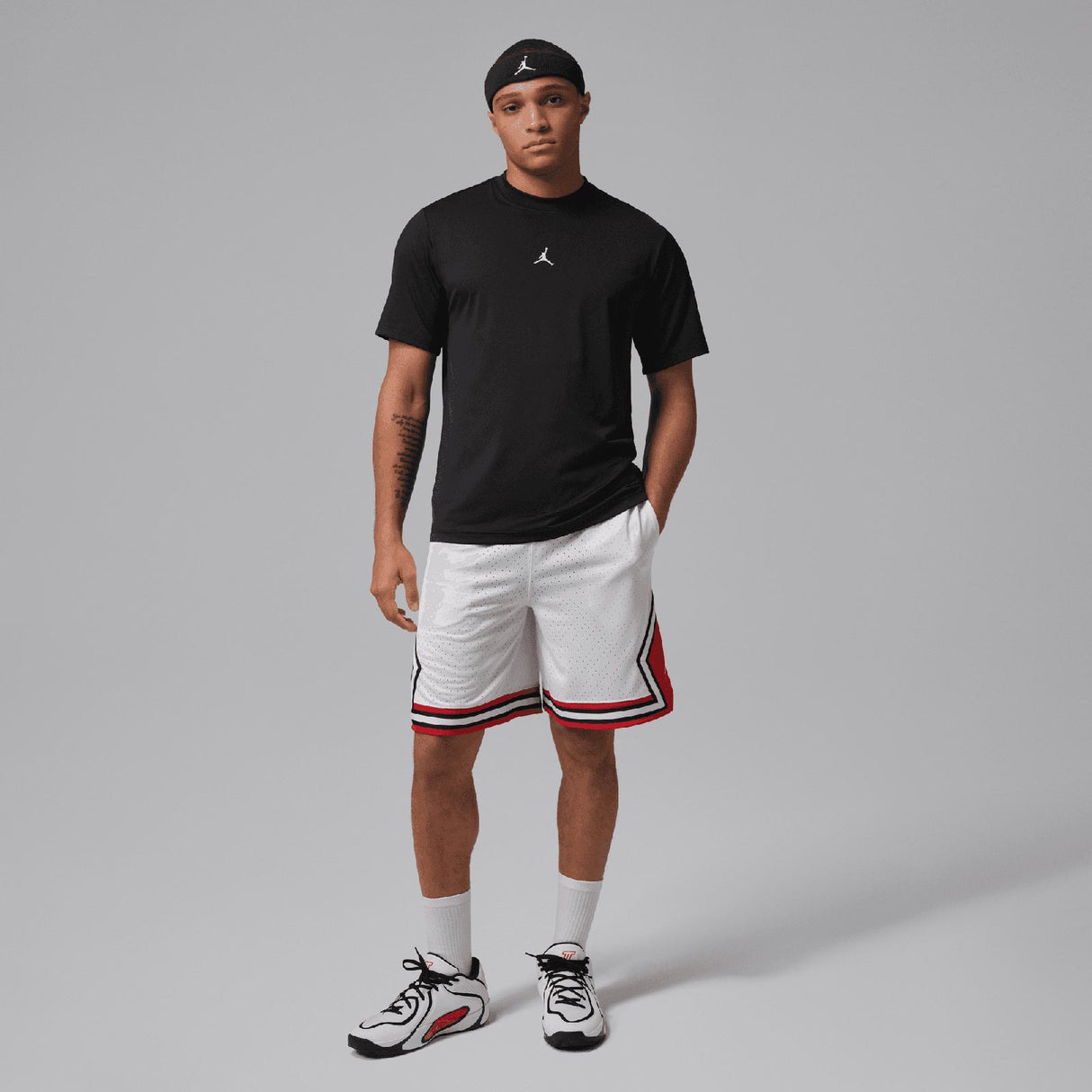 NIKE JORDAN DRI-FIT SHORT SLEEVE TEE BLK