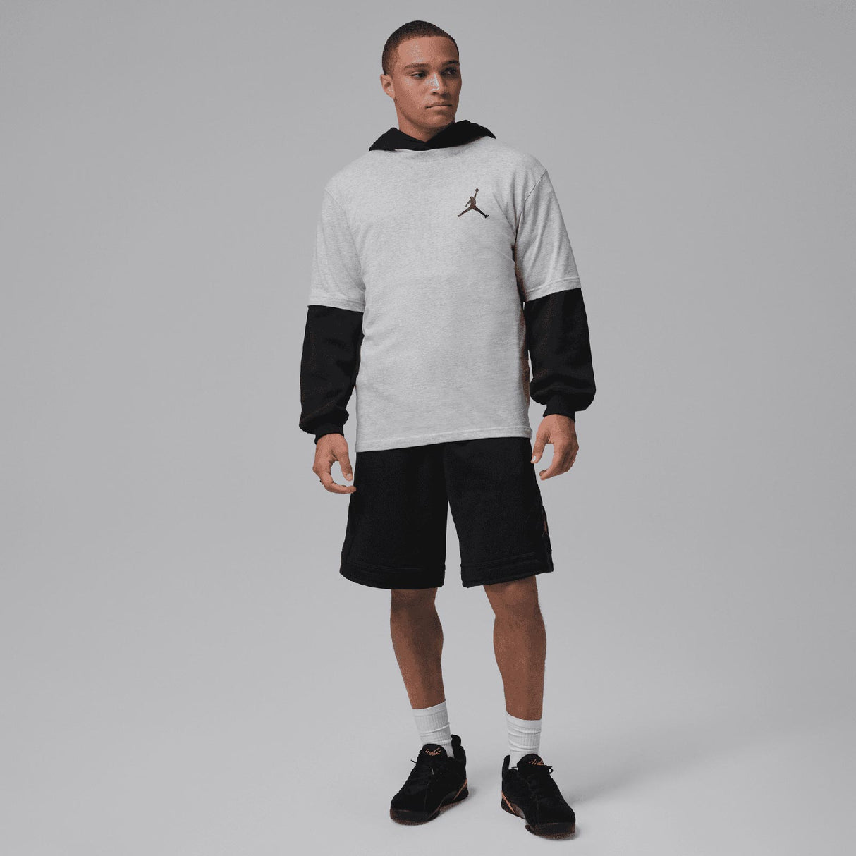 NIKE JORDAN JUMPMAN SHORT SLEEVE TEE GRY