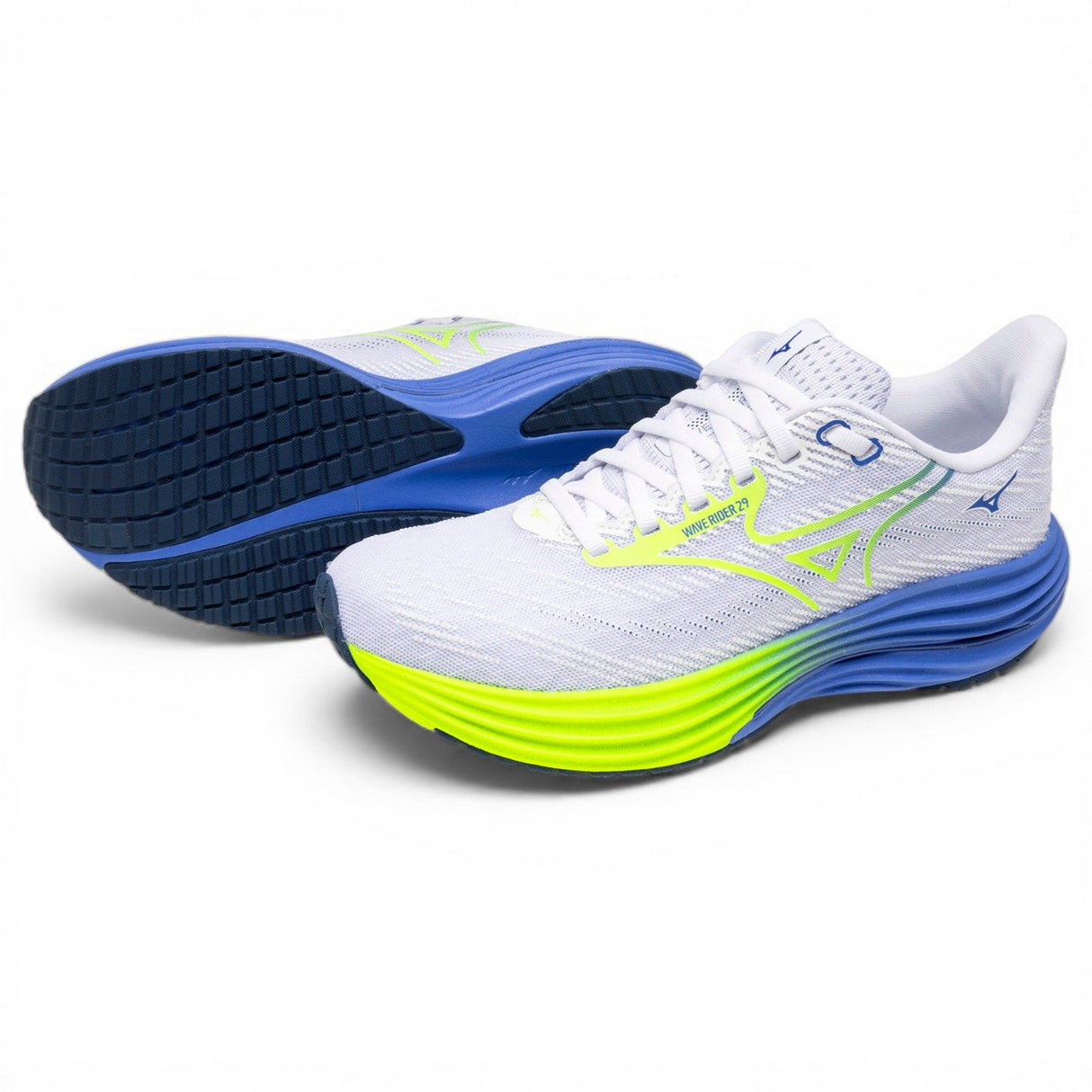 MIZUNO WAVE RIDER 29 WHITE/YELLOW