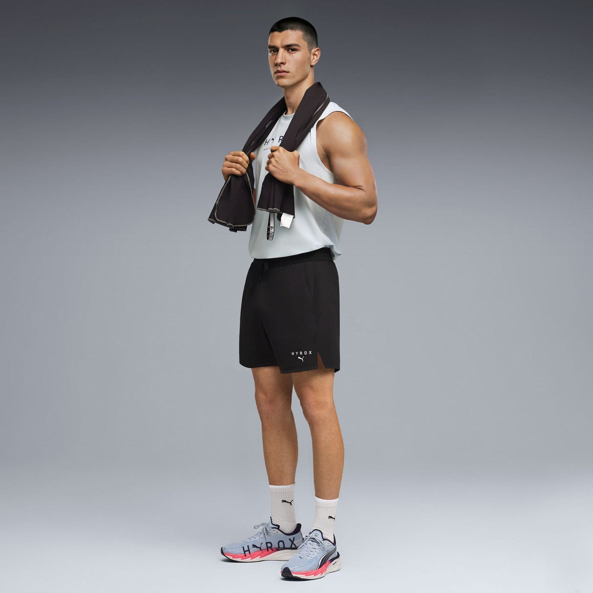 Puma X Hyrox Mens Dryelite 5in Short Blk