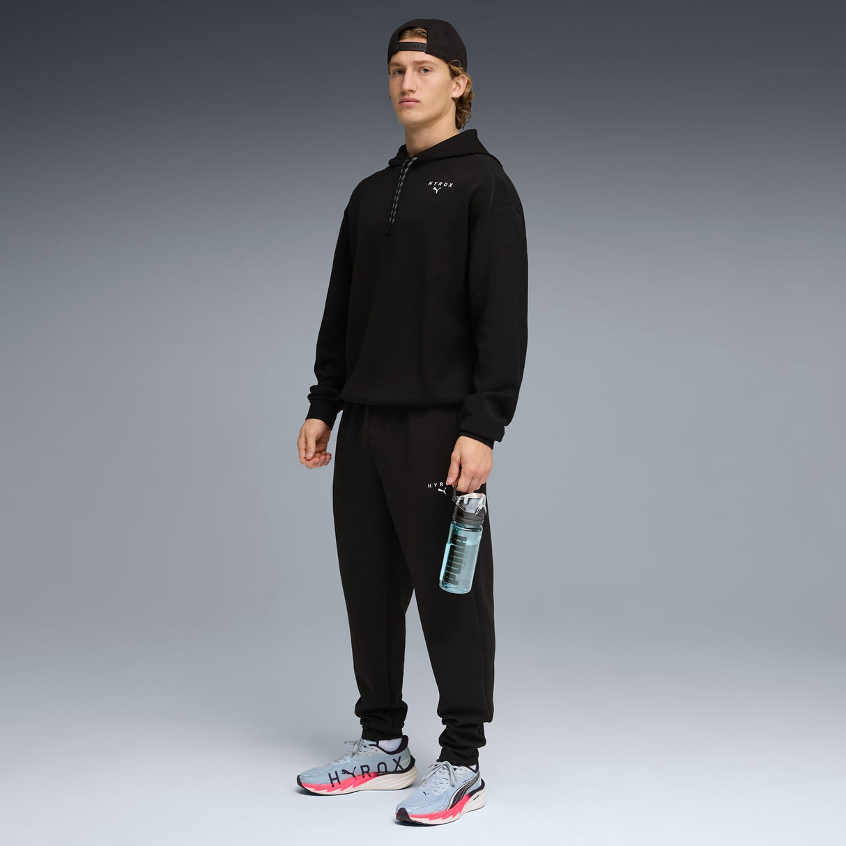 Puma X Hyrox Mens Cloudspun Hoody Blk