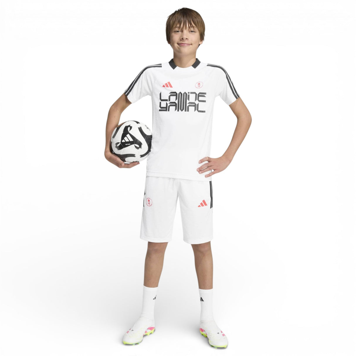 adidas Boys LY Hot Tee White