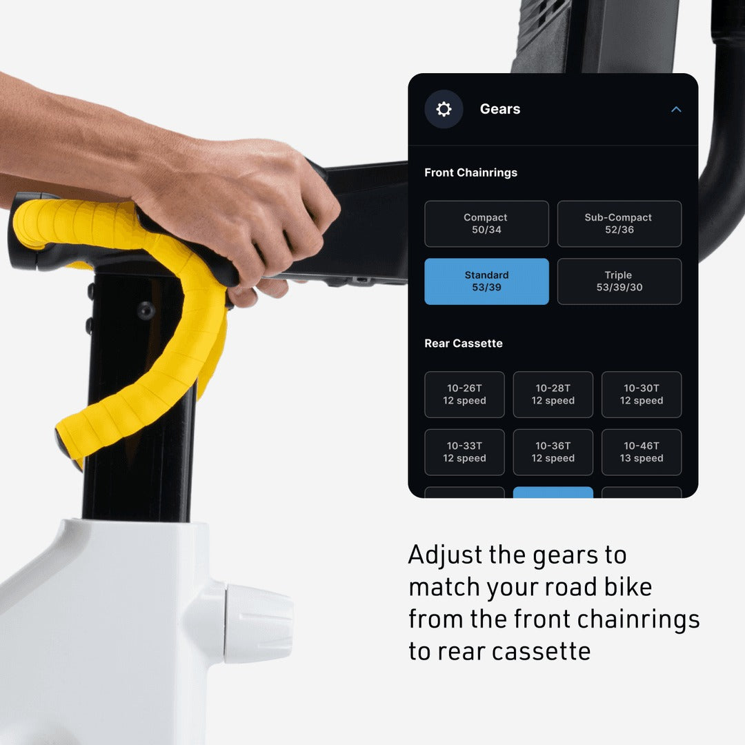 NordicTrack Tour de France Limited Edition Indoor Bike Side Gears Info Sheet