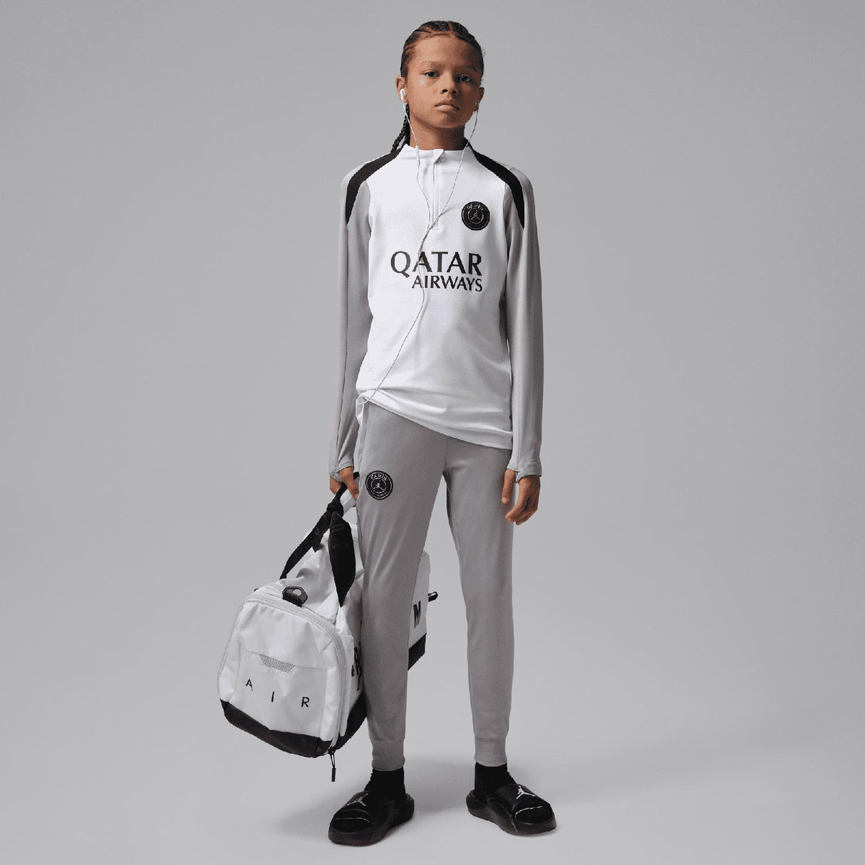 Nike PSG 25 Kids Strike Drill Top White